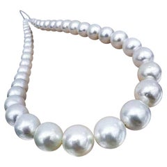 PSL PHOENIX Certificate 9-11.8mm South Sea Pearl Necklace