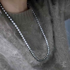 PSL SHIKISAI Certificate Akoya Pearl & Tahitian Pearl Ombre Necklace
