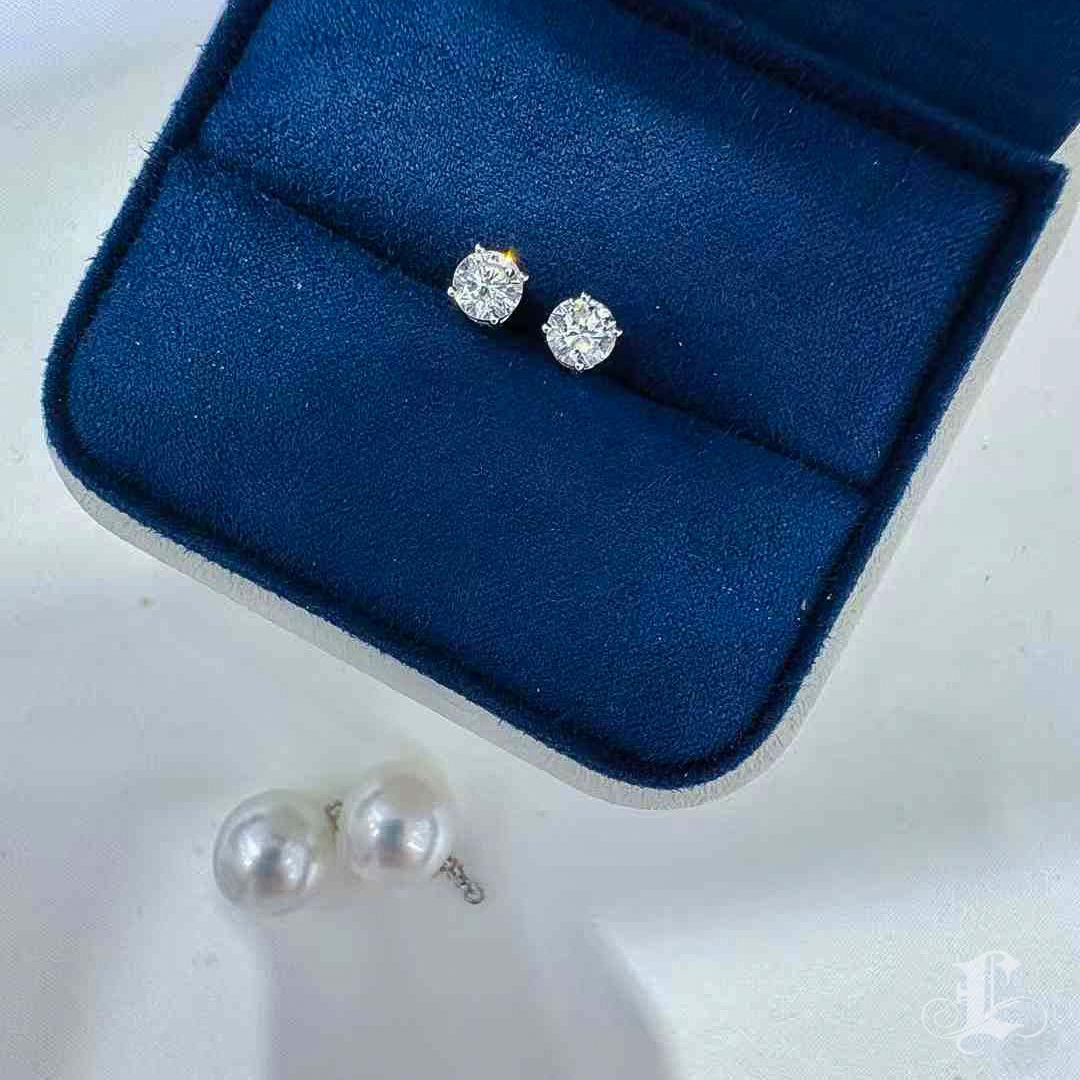 【Crown Radianc】PSL Venus Certified Pearl & CGL Diamond Convertible Earrings For Sale 4