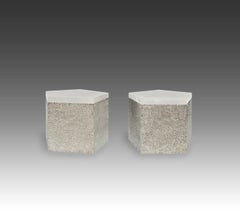 PSN Rock Crystal Cocktail Tables by Phoenix
