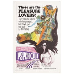 Vintage "Psych-Out" 1968 U.S. One Sheet Film Poster