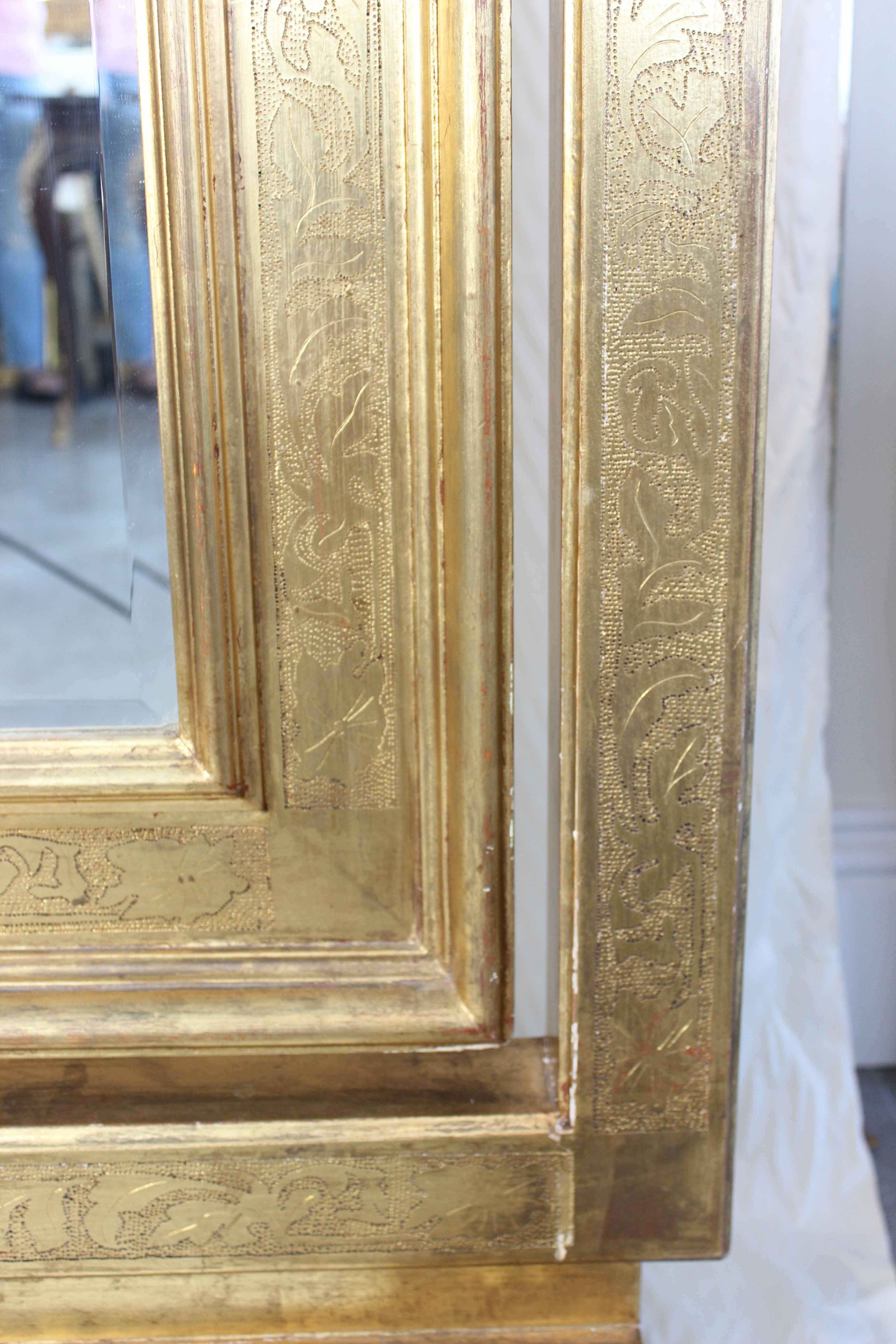 Psyche Mirror, Italian Renaissance, Gilt Wood For Sale 13