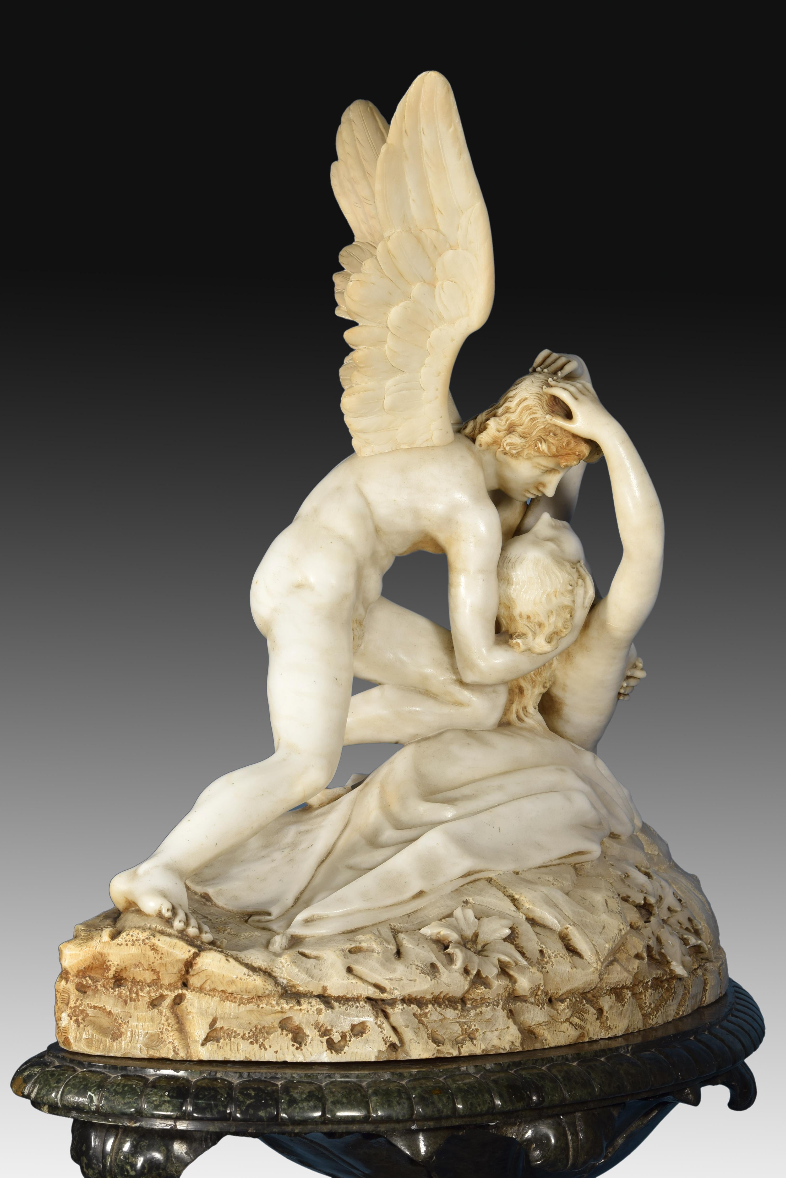 Other Psyche Revived by Cupid's Kiss, Alabaster, Marble, after Antonio Canova