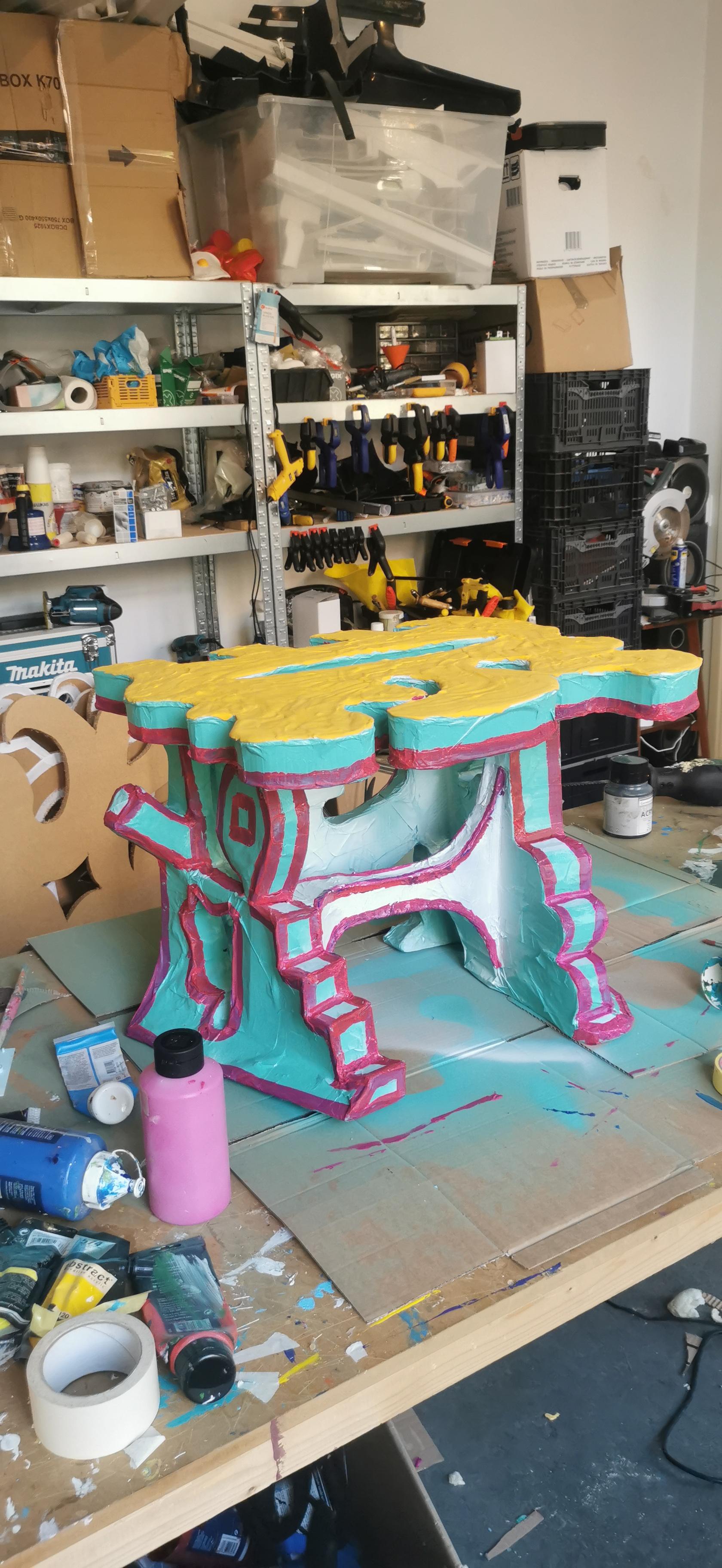 XXIe siècle et contemporain Table basse psychédélique en vente