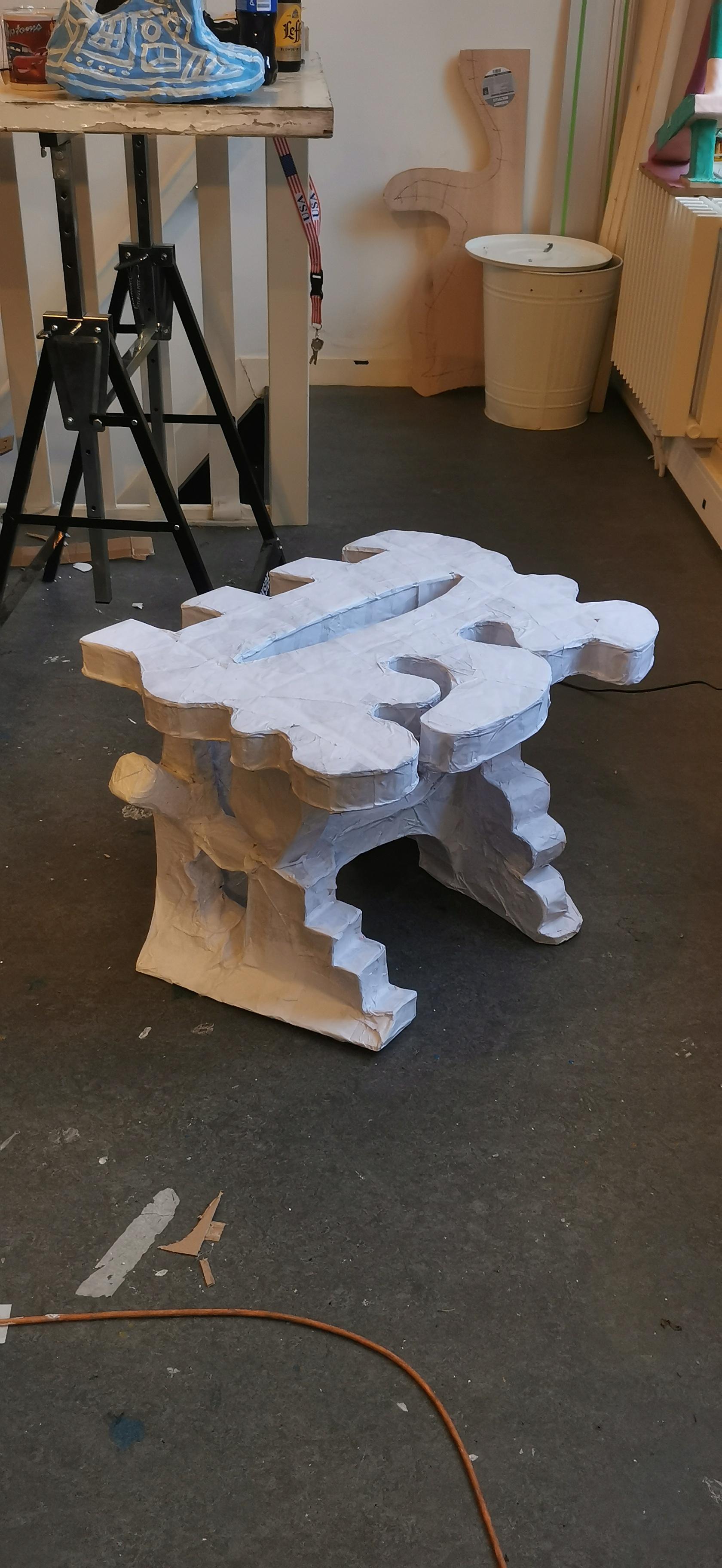 Table basse psychédélique en vente 2