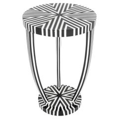 Psychedelic Dazzle Camouflage Center Table
