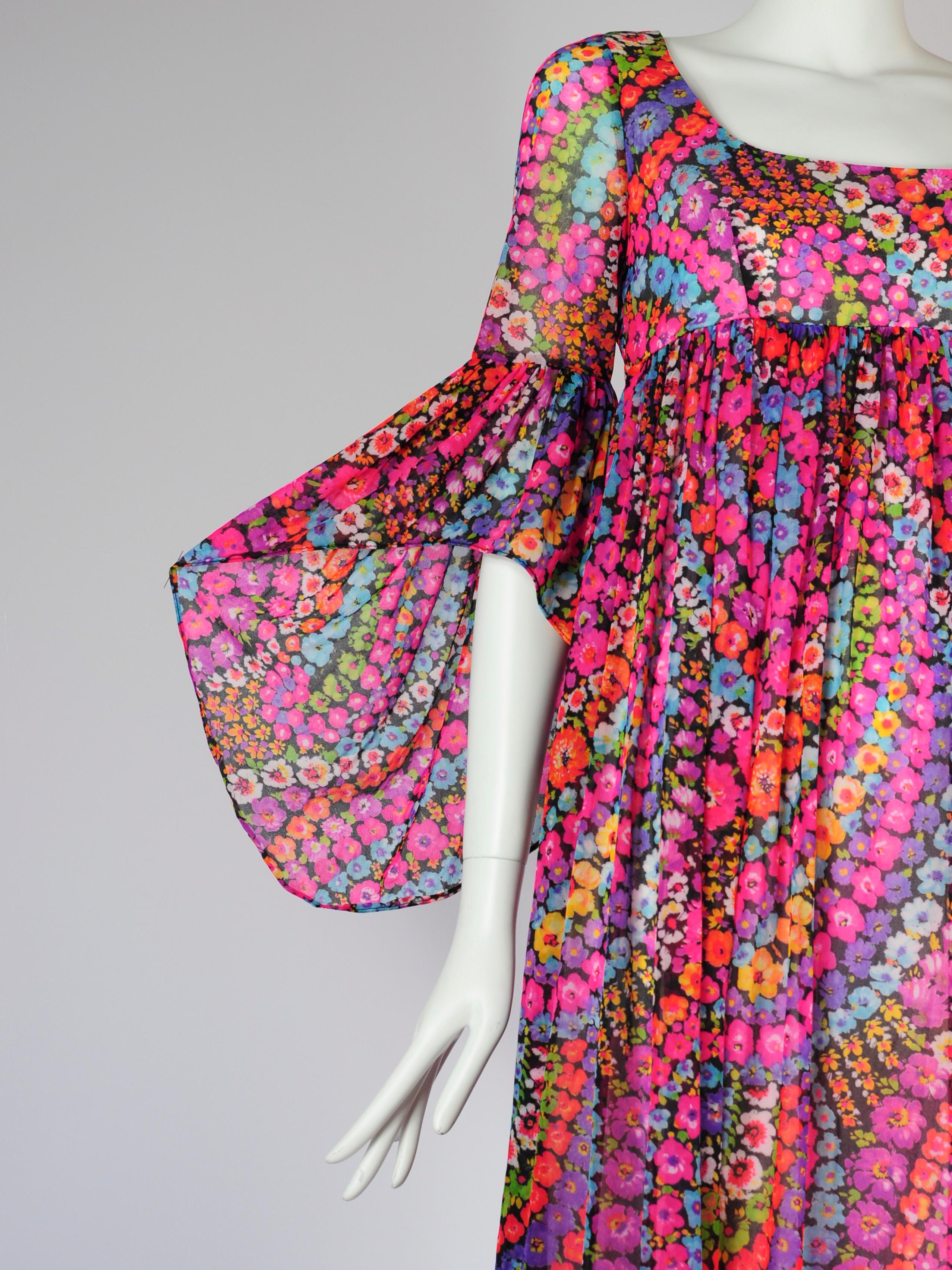 60s psychedelic dress