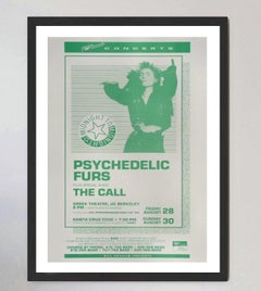 Psychedelic Furs - The Greek Theatre Original Poster, 1987
