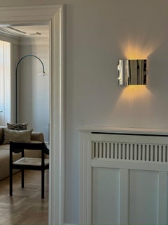 Psychedelic Steel Wall Sconce by Caia Leifsdotter