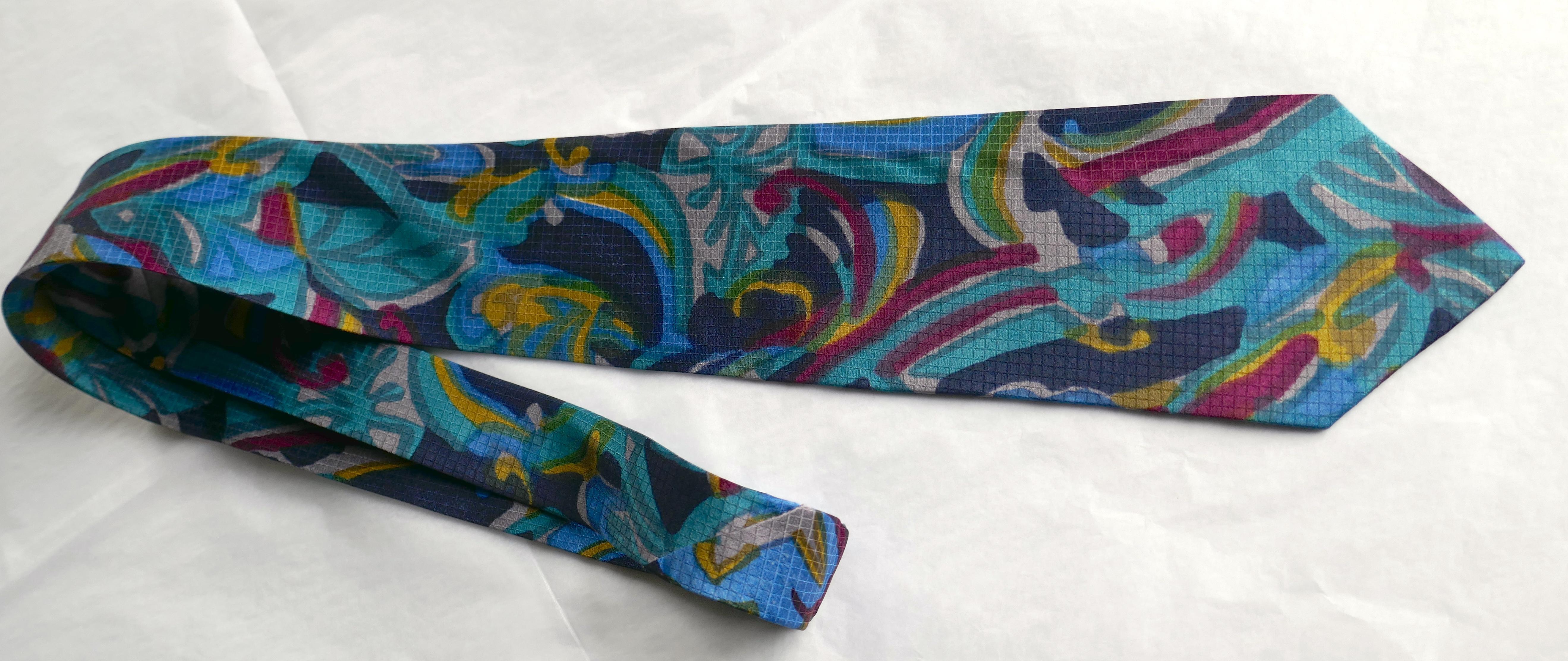 vintage silk tie