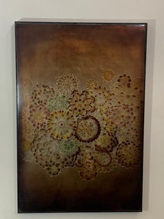 Psychedelic Wood and Acrylic Glass Panel, 1970s