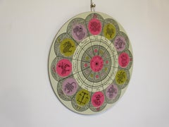 Psychedelic Zodiac Pop Art Panel in the style of Fillmore Rock Posters