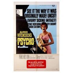 Psycho, Unframed Poster, 1969 R