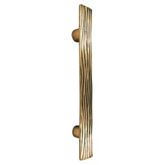 Brass foundry cabinet pull – Earth Prints collection 30 cm/3cm
