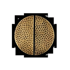 PT/NO/01 Tirette de porte en laiton Hammer  Ø 20 cm