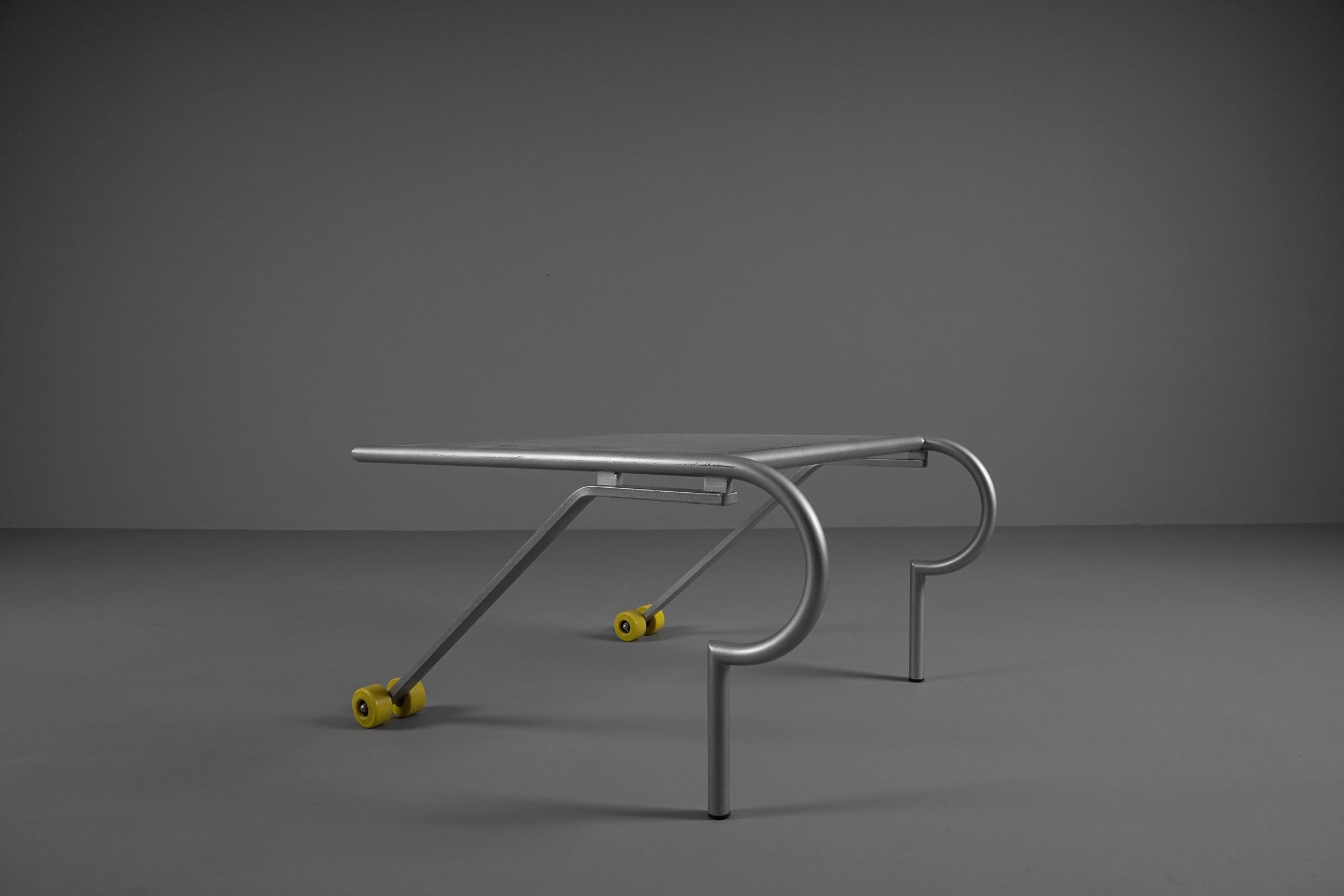 PT Skate Serie Set by Paul Tuttle for Strässle Collection, Chaisellounge + Table For Sale 6