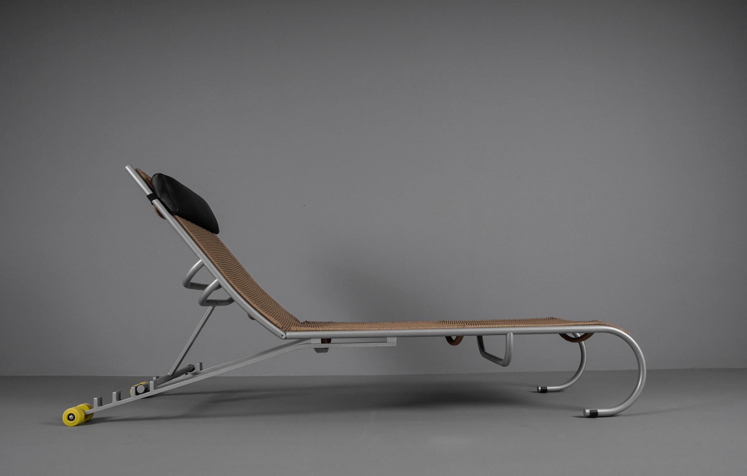 Suisse PT Skate Serie Set by Paul Tuttle for Strässle Collection, Chaisellounge + Table en vente