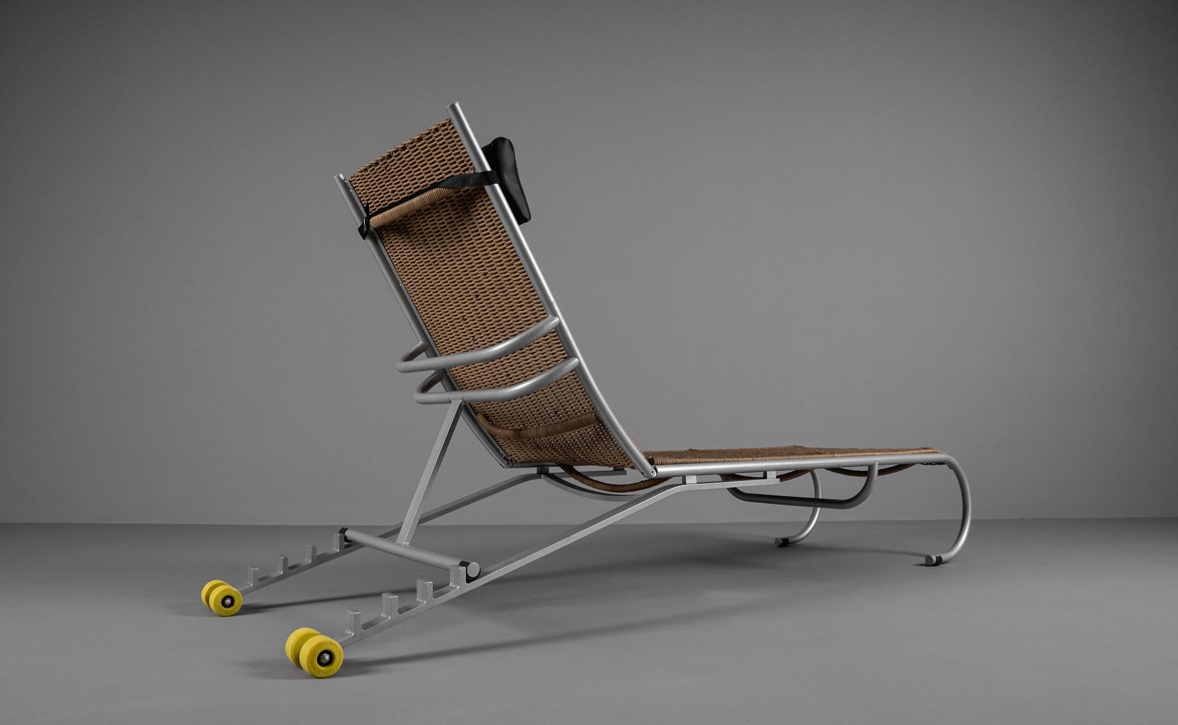 Poudré PT Skate Serie Set by Paul Tuttle for Strässle Collection, Chaisellounge + Table en vente