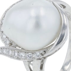 PT900 Mikimoto Pearl Ring