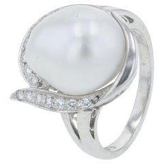 PT900 Mikimoto Pearl Ring
