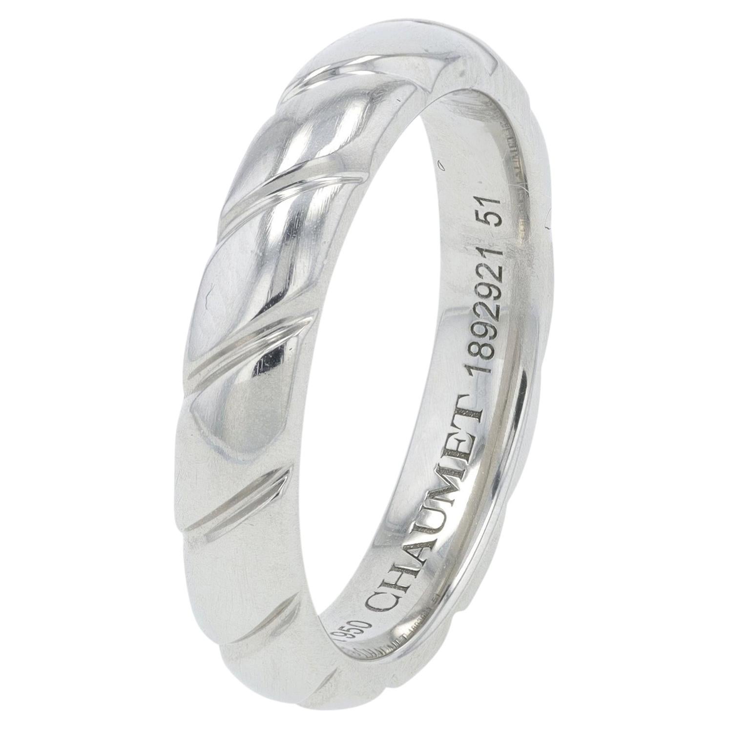 Pre-owned Chaumet Pt950  Torsade Band In Multiple