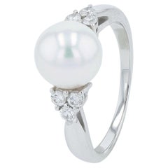 PT950 Mikimoto 8-mm-Perlenring