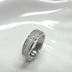 PT950 Platinum Natural Diamond Fashion Ring