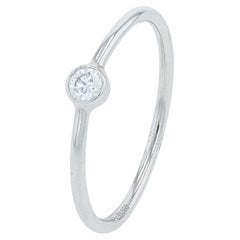PT950 Tiffany & Co .06 CT Diamond Band