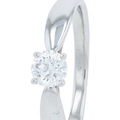 PT950 Tiffany & Co 1/3 CT Diamond Engagement Ring