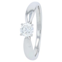PT950 Tiffany & Co 1/3 CT Diamond Engagement Ring