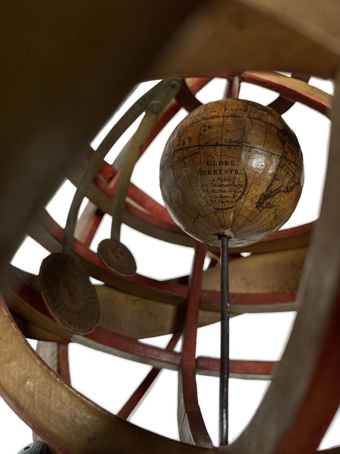 Ptolemaic Armillary Sphere, Charles-François Delamarche, Parigi, ante 1798 in vendita 3