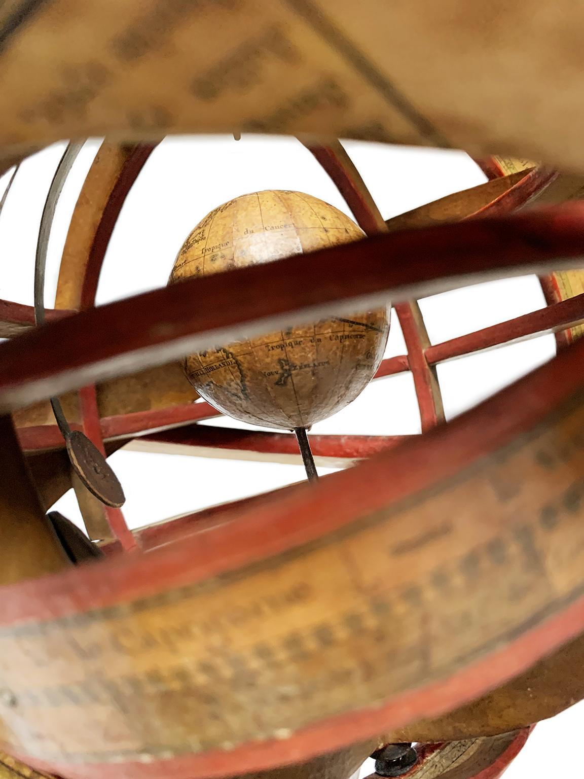 Ptolemaic Armillary Sphere, Charles-François Delamarche, Parigi, ante 1798 in vendita 1