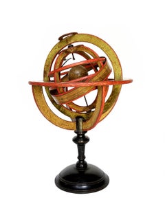 Ptolemaic Armillary Sphere, Charles-François Delamarche, Paris, ante 1798