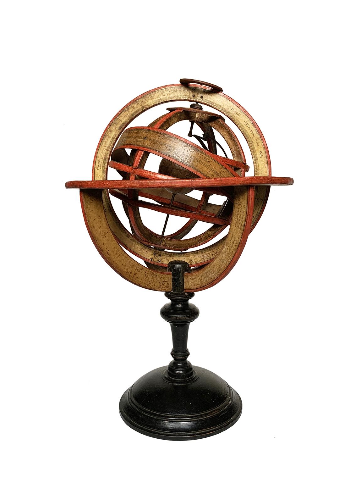 Autre Sphère armillaire ptolémaïque, Charles-François Delamarche, Paris, ante 1798 en vente