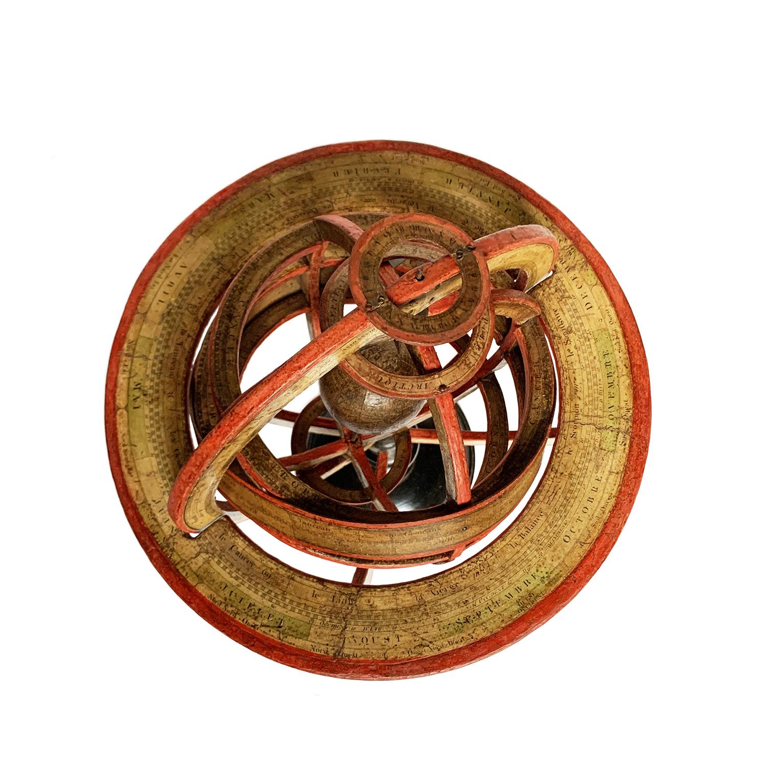Late 18th Century Sphère armillaire ptolémaïque, Charles-François Delamarche, Paris, ante 1798 en vente