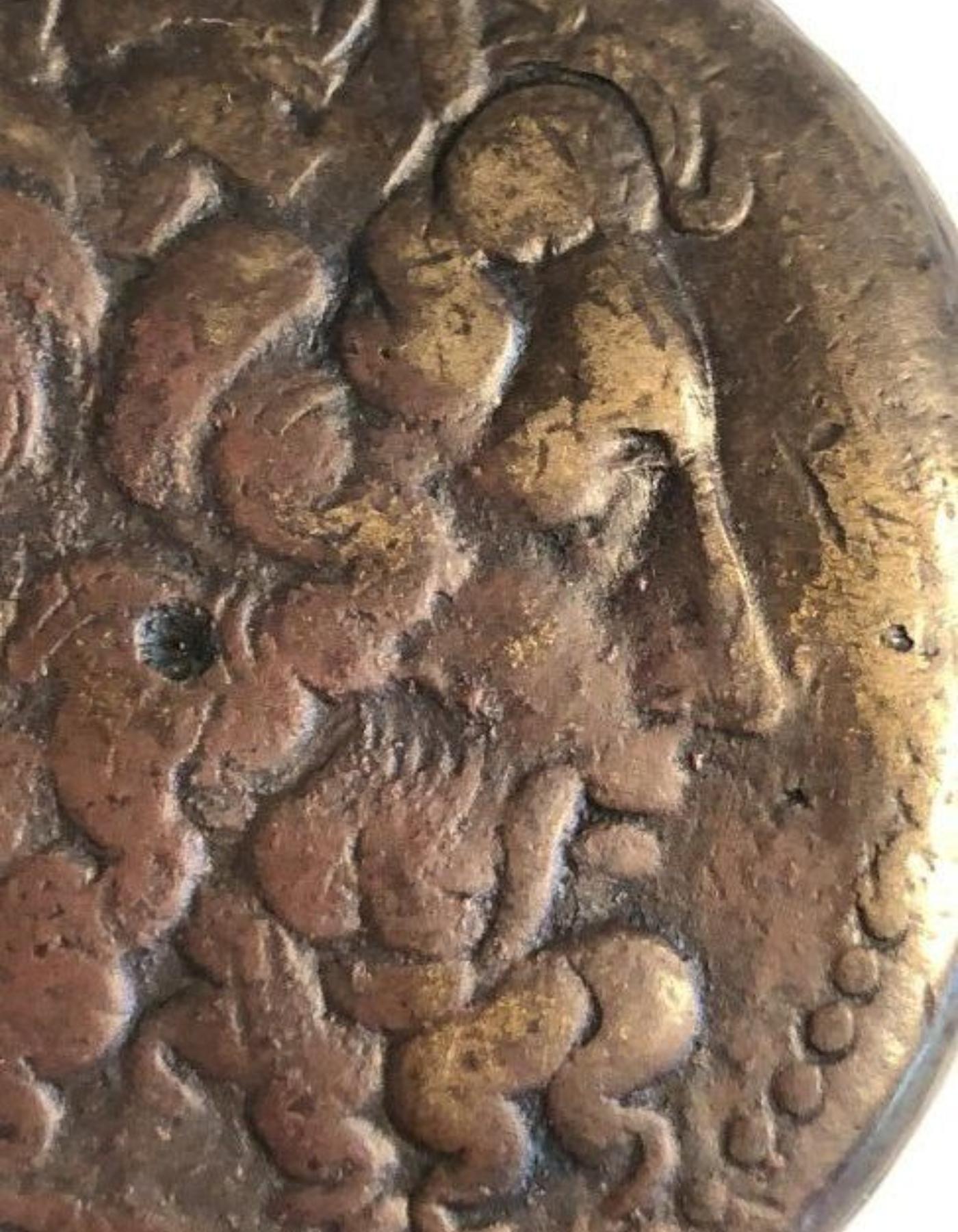Ptolemy III Bronze-Doppelseitige Münze 94,5 gr  im Angebot 7