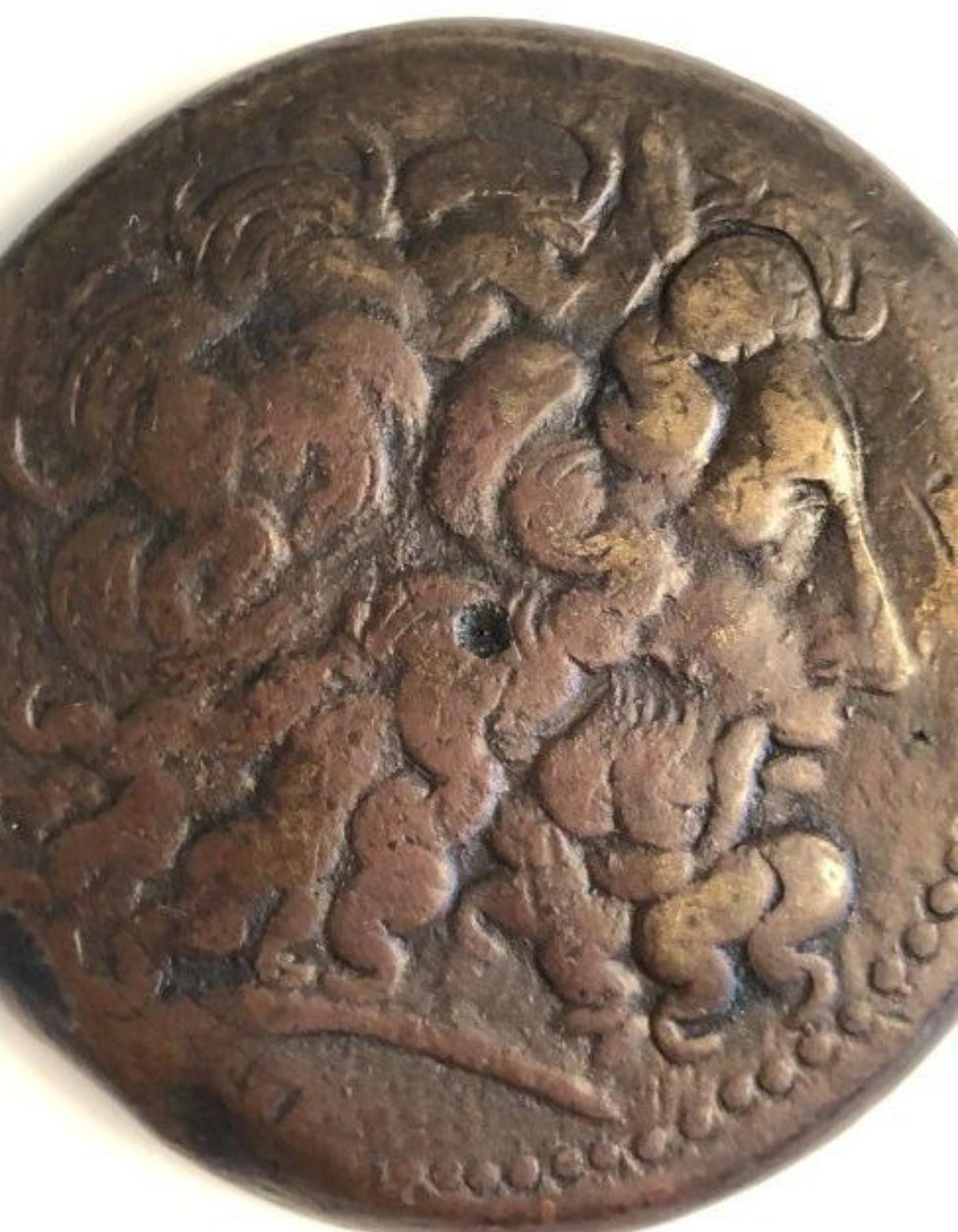 Ptolemy III Bronze-Doppelseitige Münze 94,5 gr  im Angebot 2