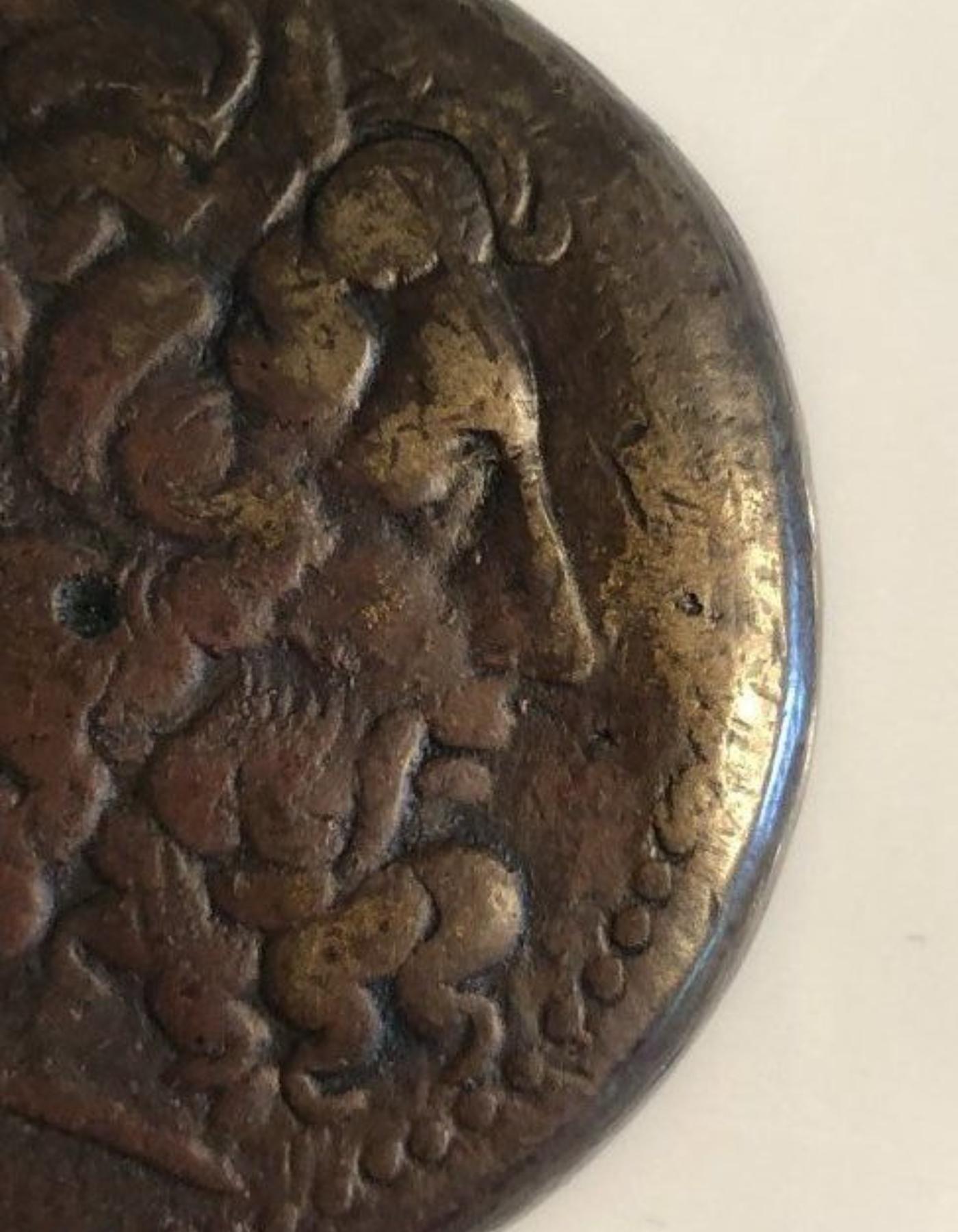 Ptolemy III Bronze-Doppelseitige Münze 94,5 gr  im Angebot 4