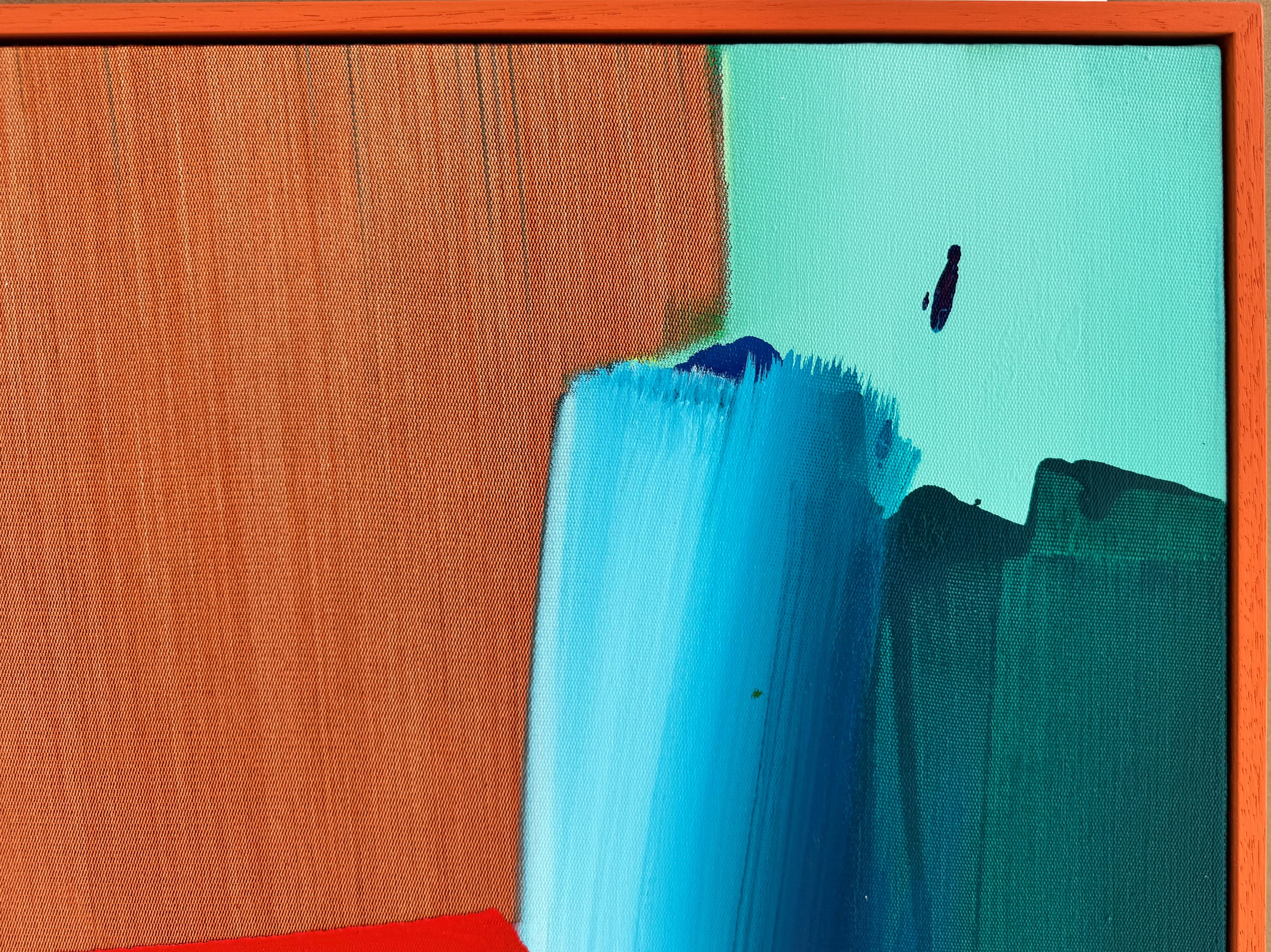 Japanese Thread Painting with Turquoise, 2025, Ptolemy Mann For Sale 6