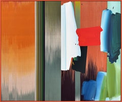 Japanese Thread Painting with Turquoise, 2025, Ptolemy Mann
