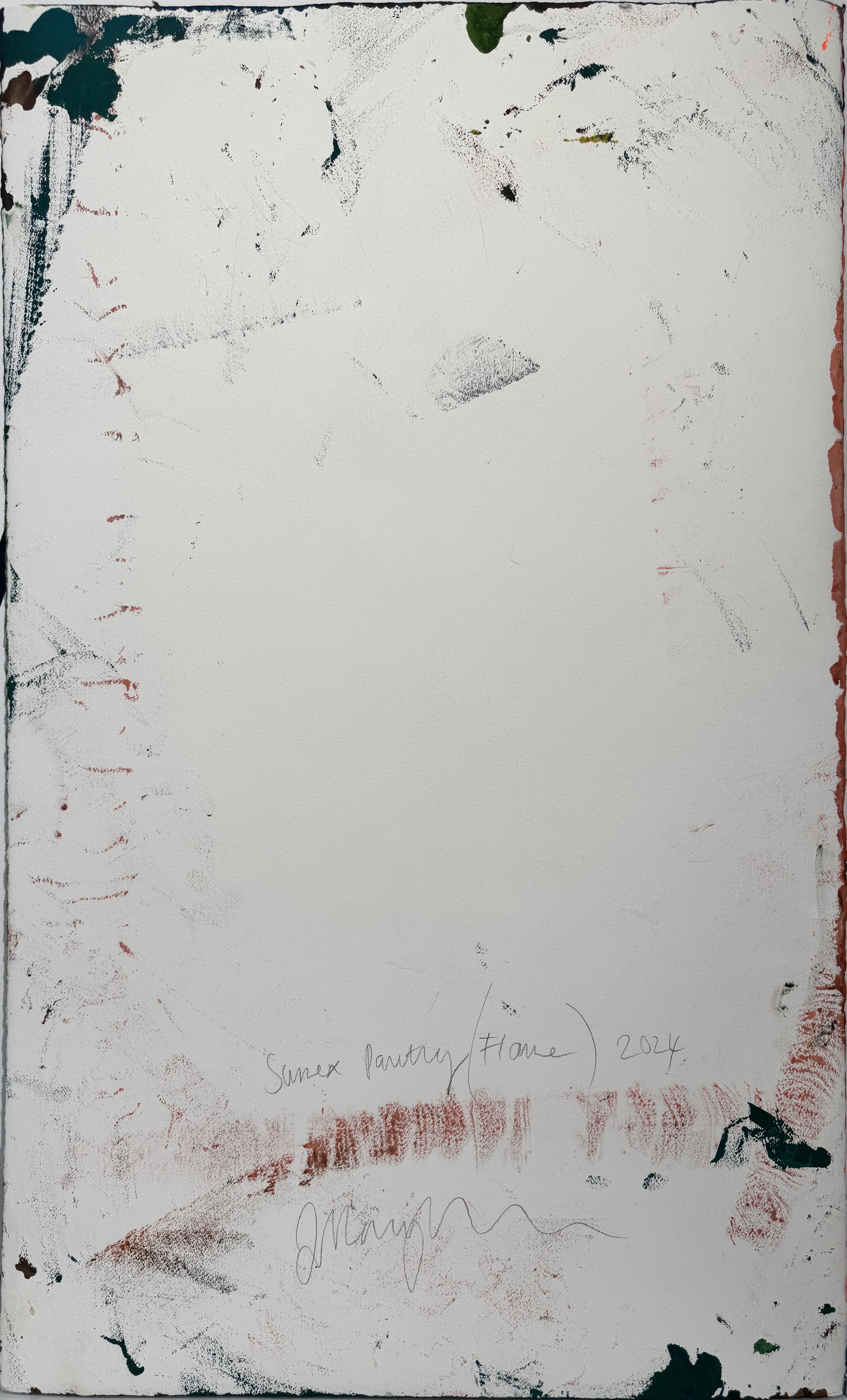 Sussex Painting (Flame), 2024, Ptolemy Mann For Sale 1