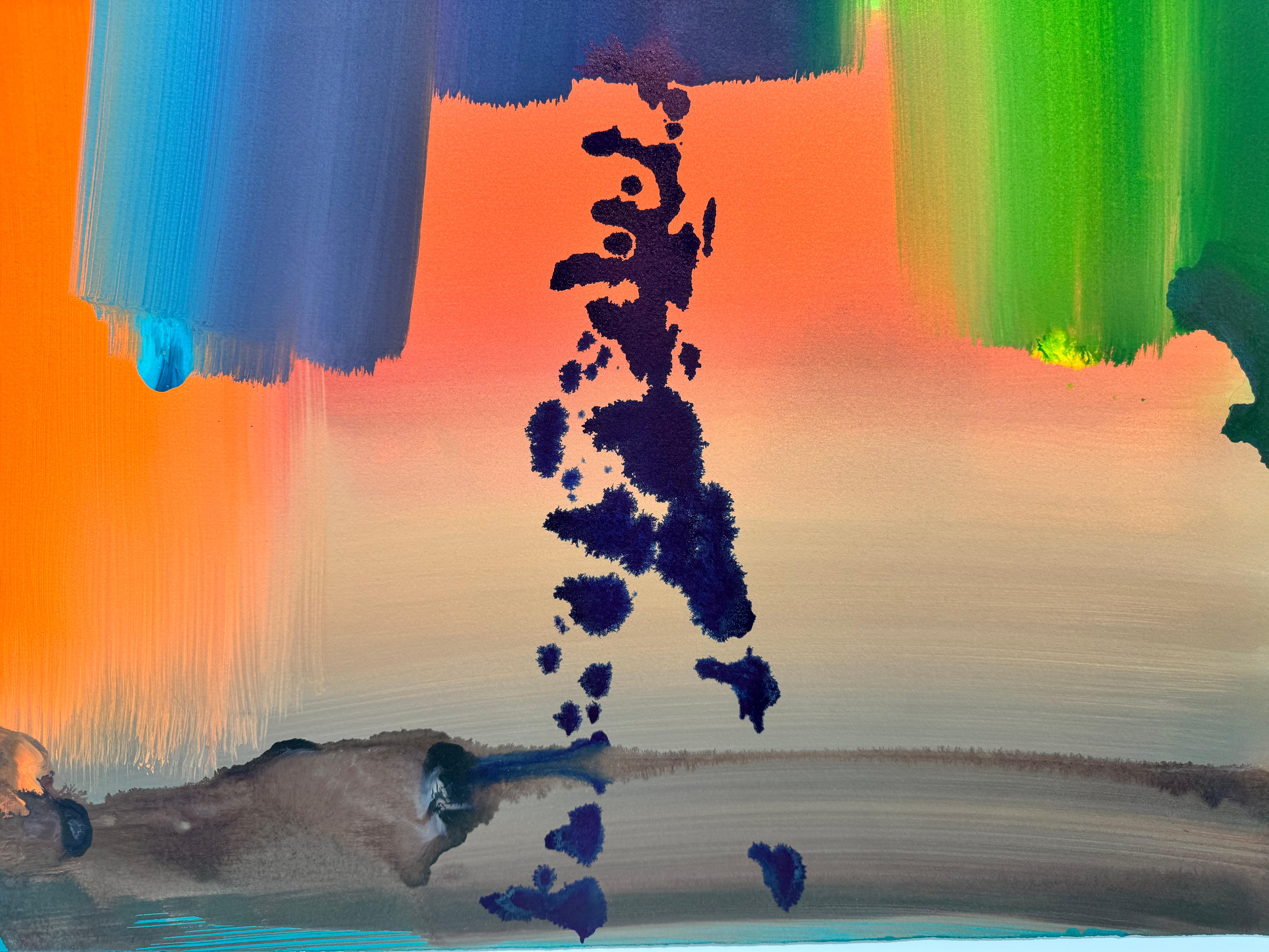 Sussex Painting (Flame), 2024, Ptolemy Mann For Sale 4