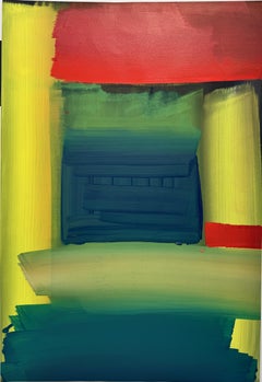 Valentine Place (Yellow Red Teal), 2021, Ptolemy Mann