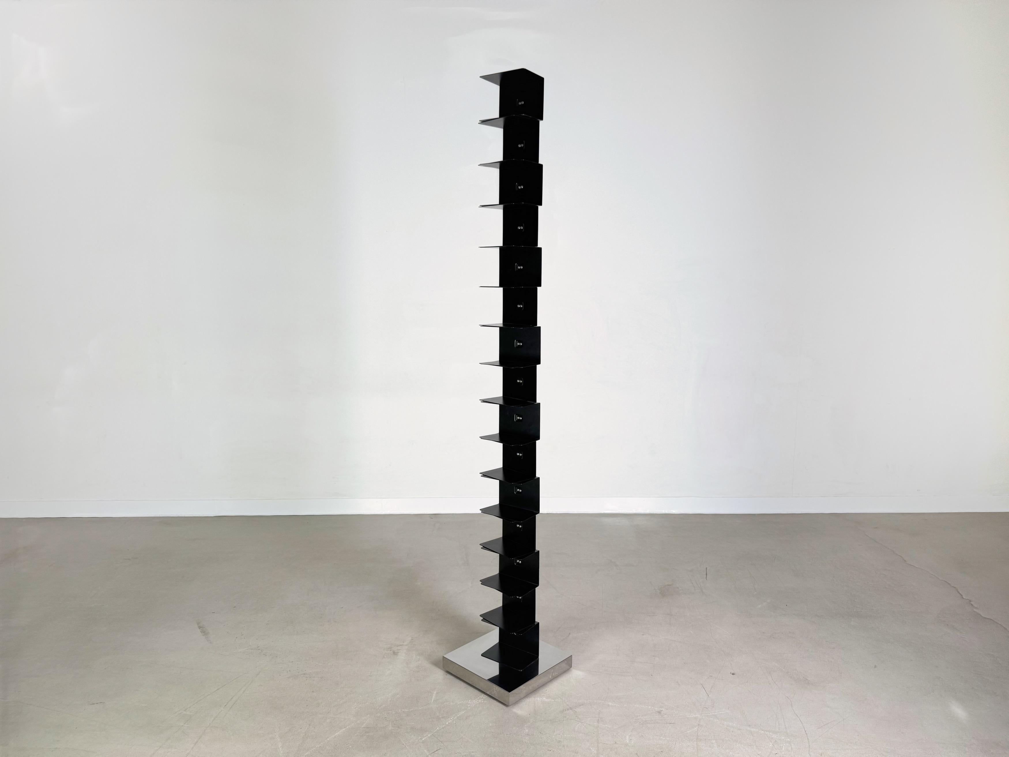 Italian Ptolomeo bookcase book tower Opinion Ciatti Bruno Rainaldi 210cm