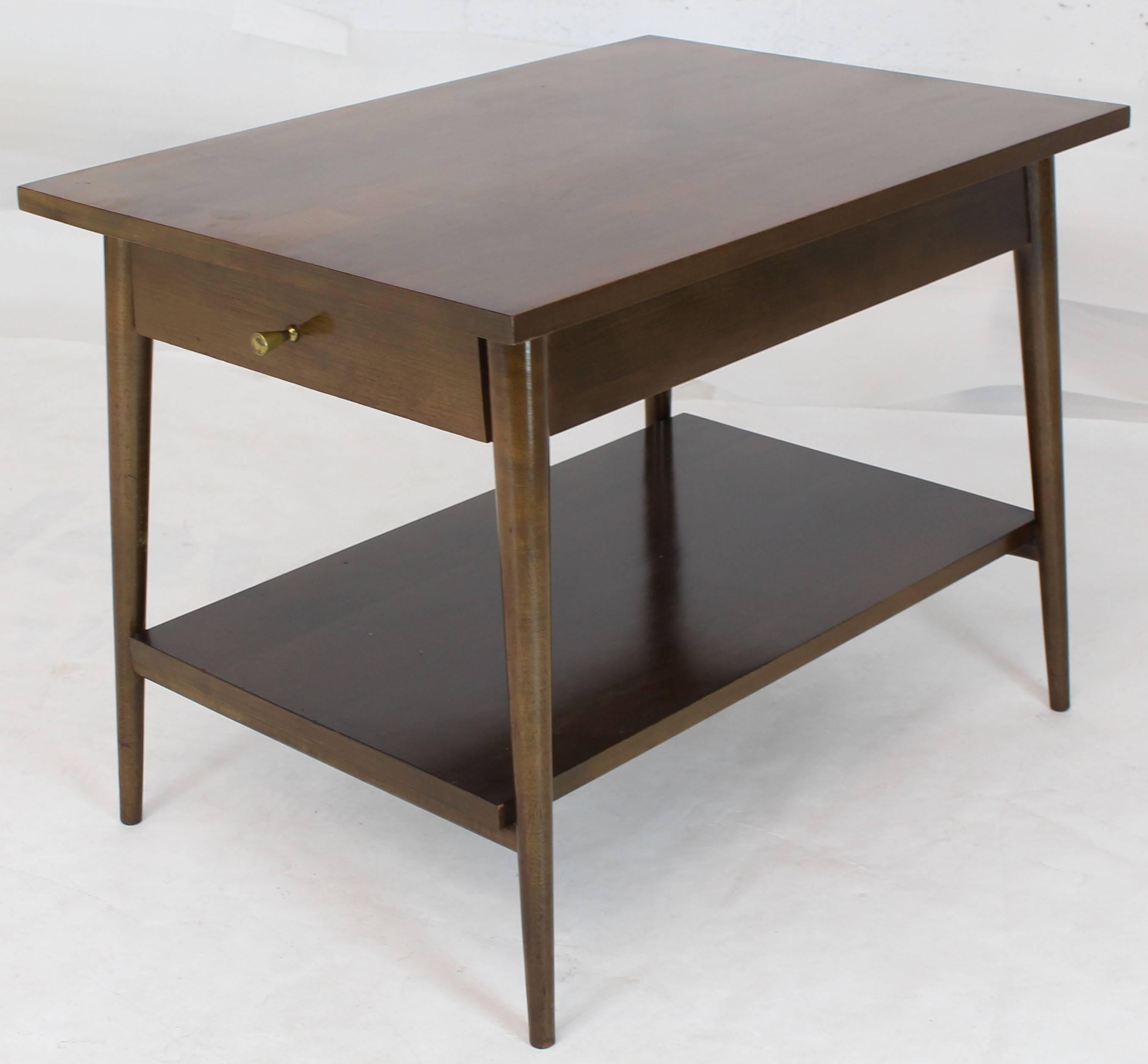 Mid-Century Modern Pual McCobb Planner Group Winchendon Two-Tier Nightstand For Sale