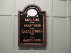 Pub Restaurant Traditional Greeting Sign, Welcome Board