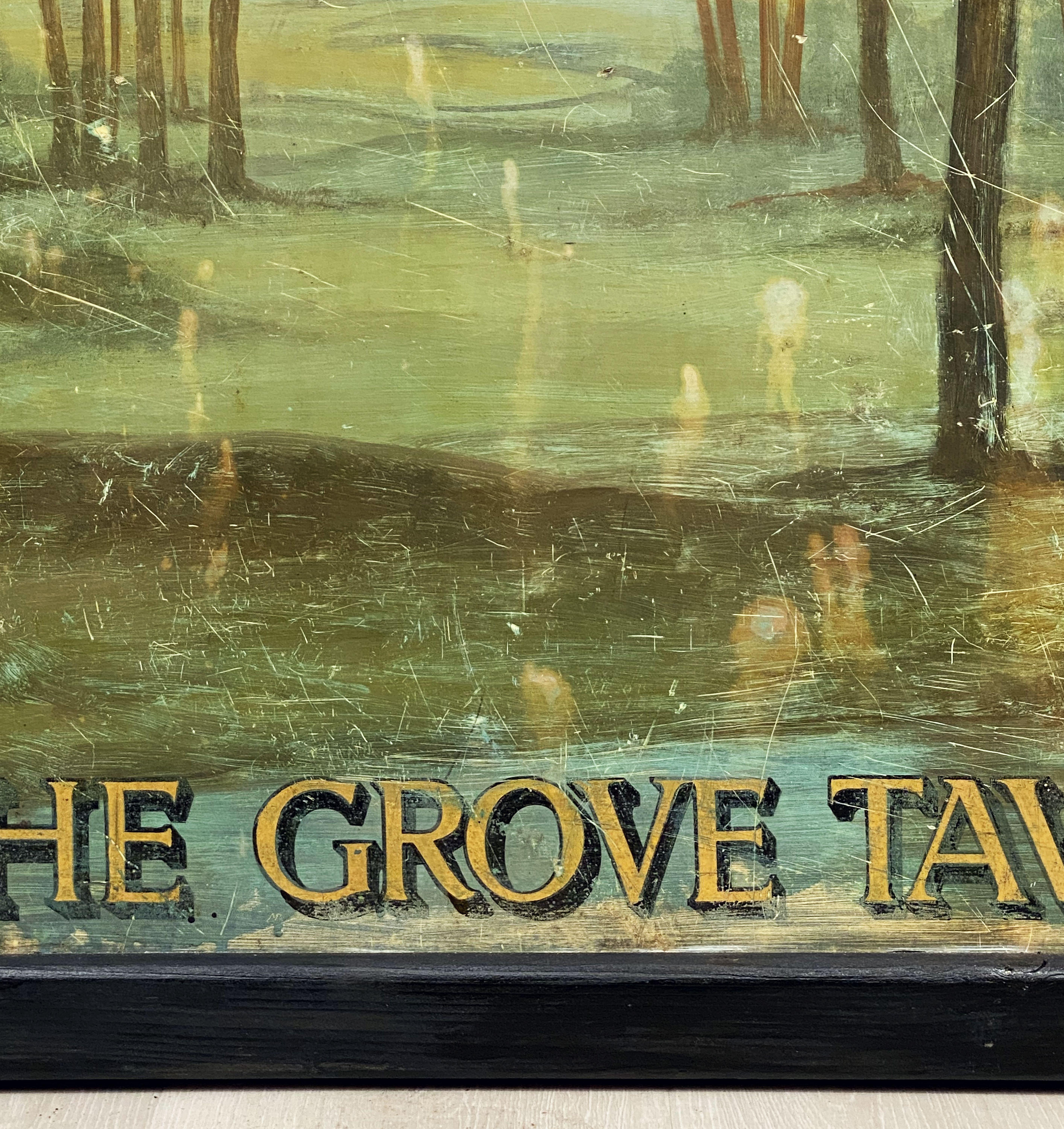 Signe de pub « The Grove Tavern (Taylor Walker) » en vente 2
