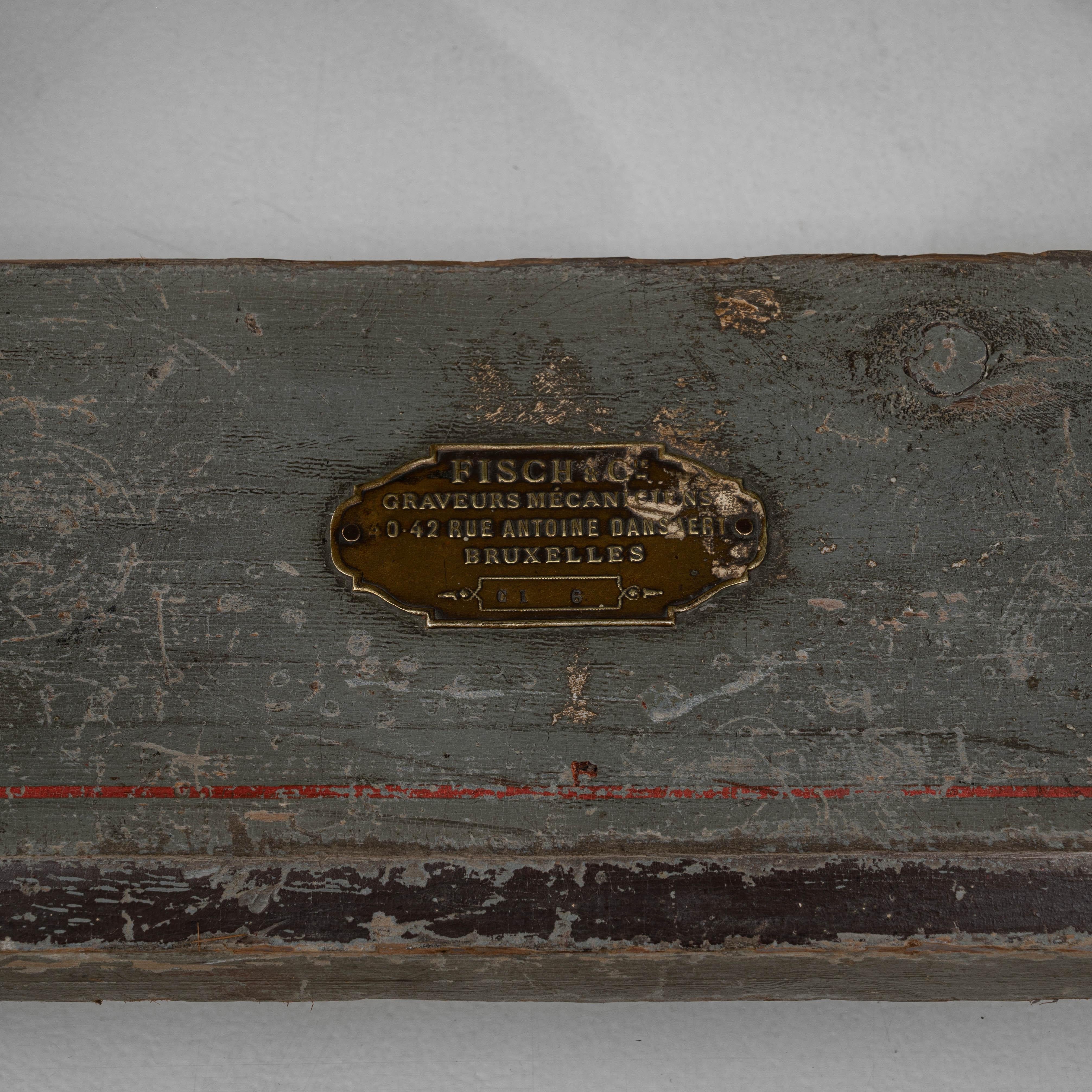 Öffentliche Anleihe Metall Lotterietrommel von Brussels Water Company im Angebot 5