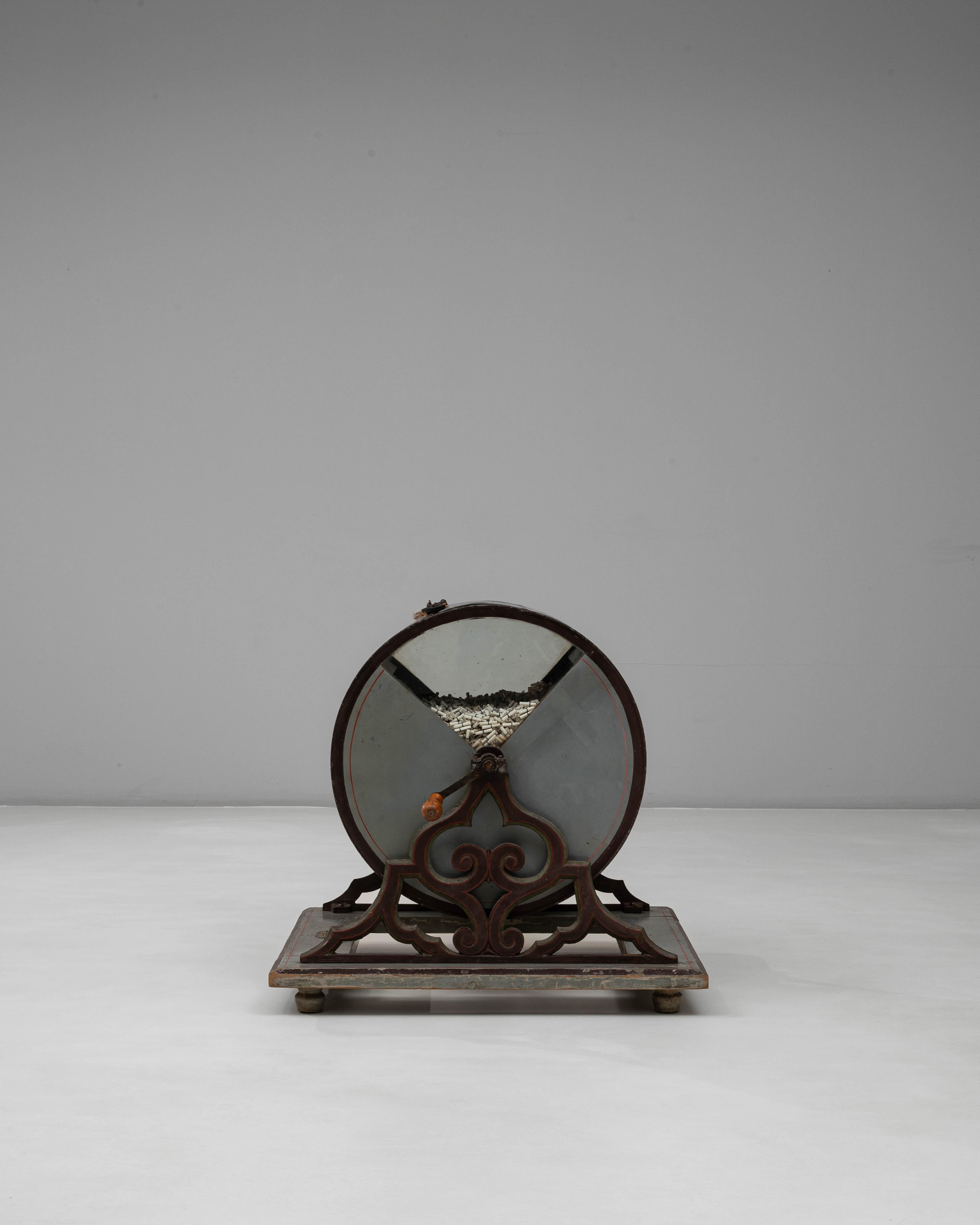 Öffentliche Anleihe Metall Lotterietrommel von Brussels Water Company (Belgisch) im Angebot