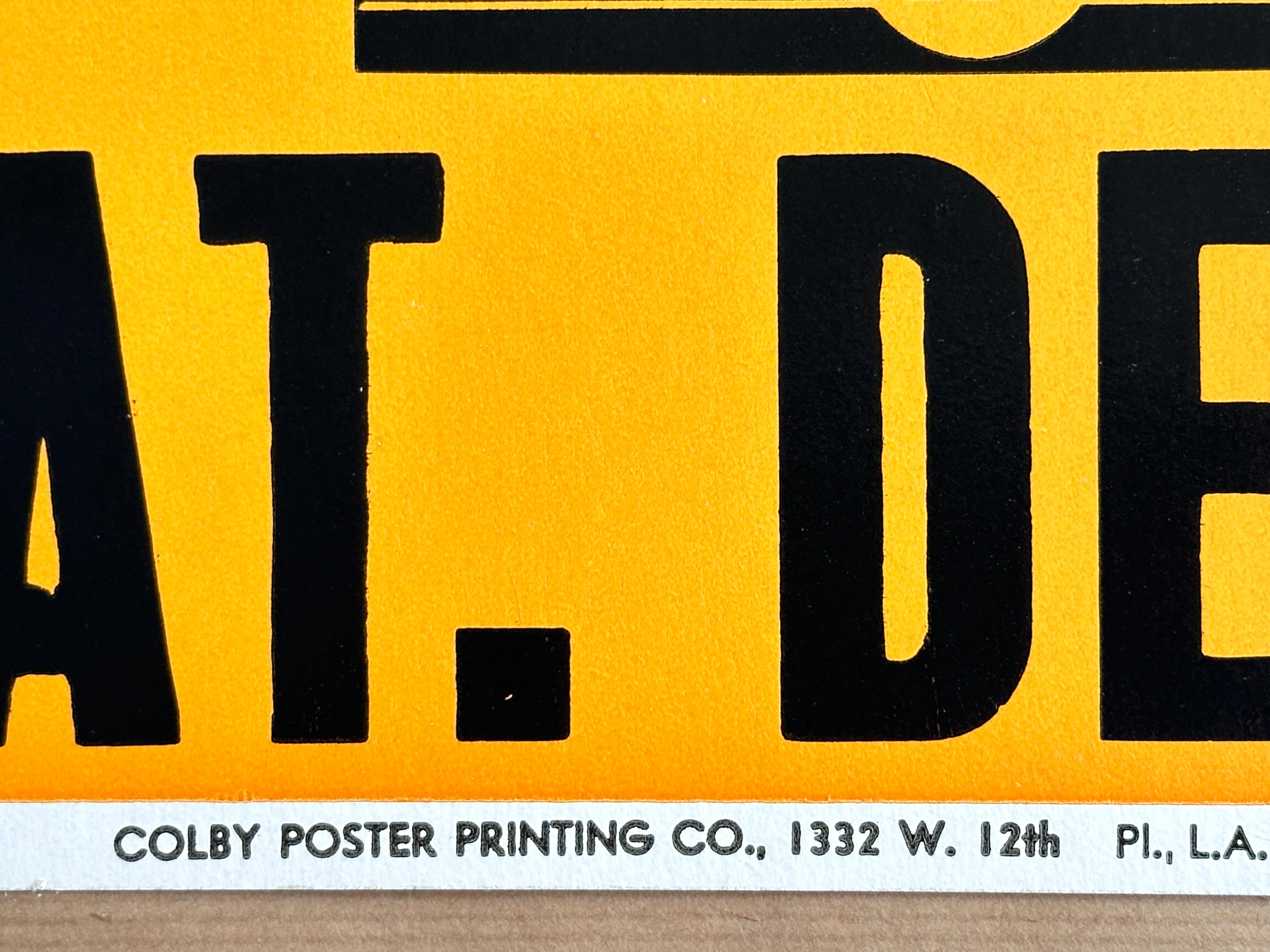 Public Enemy Original Vintage-Konzertplakat, Santa Monica, Los Angeles, 1988 (20. Jahrhundert) im Angebot